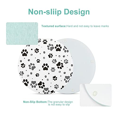 Planche à découper les aliments empreinte de chien pour apéritif