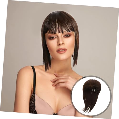Beatifufu peruca invisível boni natural natu hair perucas de peruca pedaços de cabelo humano extensõ