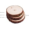 VGOODALL - Dischi di legno, 36 pezzi, per fai da te, 7-8 c, con foro, cerchi in legno, per fai