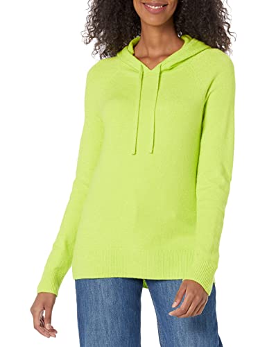 Amazon Essentials Jersey con Capucha de Tacto Suave Mujer, Verde Lima, XL