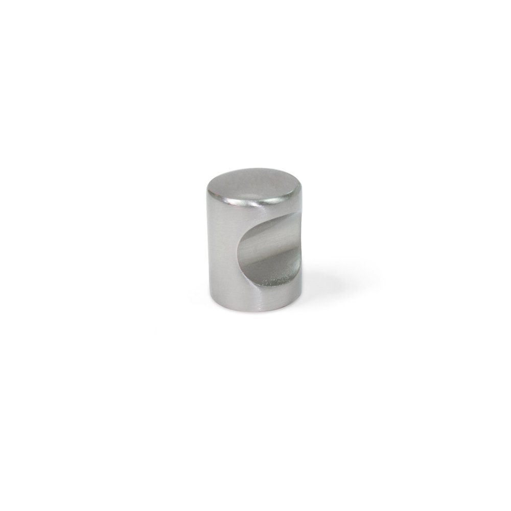 Emuca 9161651 Türknauf für Möbelstück, Ø20mm, Zamak, Nickel satiniert, 20 Stück