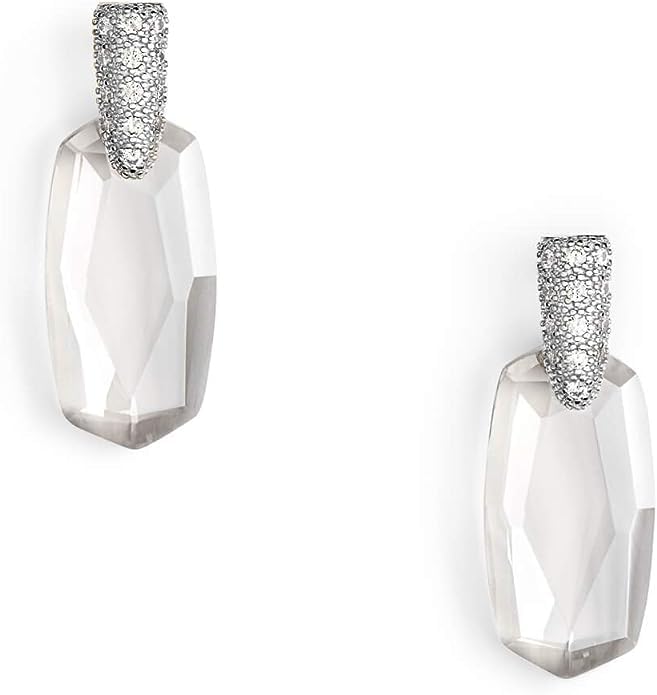 Kendra Scott Circe Drop Earrings In Silver