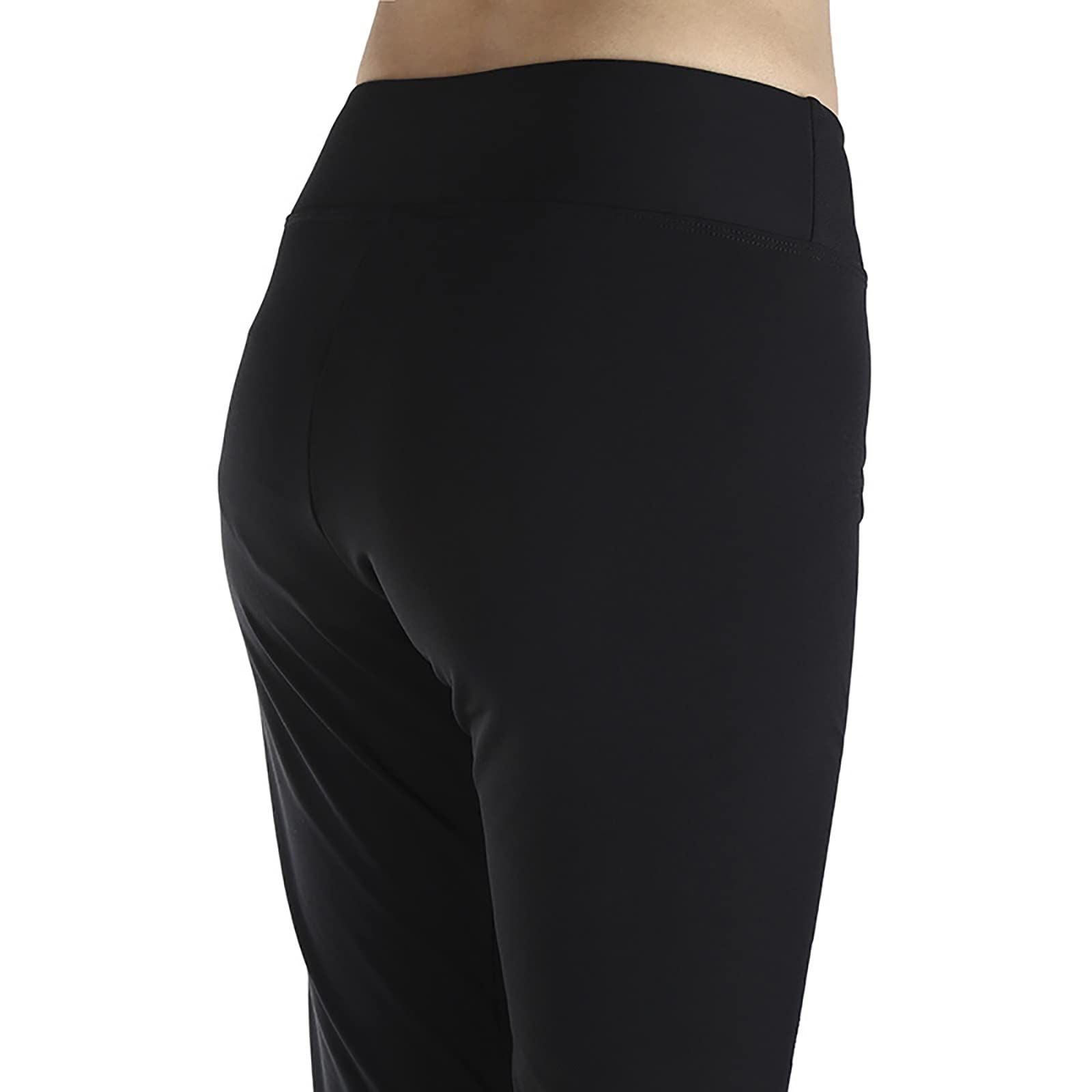 G&F Pantaloni Pattinaggio Artistico per Ragazze Donne Leggings Termici Foderati Pantaloni Pattinaggio su Ghiaccio Activewear Pantaloni Lunghi Allenamento (Color : Black-Thin, Size : M)