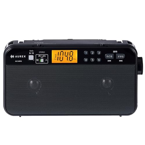 Amazon.co.jp: Toshiba AX-SHR70(K) Radio with LED Stereo Speaker