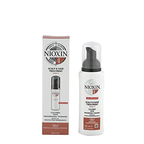 Nioxin 3-Part System | Systèm 4 | Traitement Épaississant | Chute Avancée des Cheveux | Pour Cheveux Très Fins et Colorés | 100 ml Cover