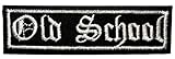 Old School - 3.5' W x 1' T - Embroidered DIY Iron on or Sew-on Decorative Patch Badge Emblem Military Tactical Series Applique