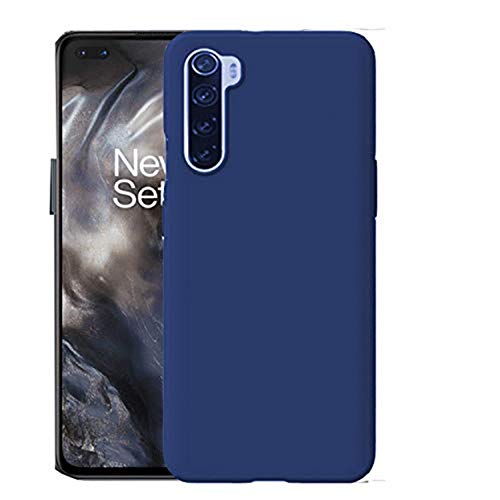 Image of WOW IMAGINE Protective Sleek Back Case Cover for OnePlus Nord (Flexible | Silicone | Shock Proof, Anti Slip, Soft Rubberised | Washington Blue)