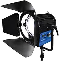 Vista 1 de Dracast Fresnel Studio Series LED2000 Luz bicolor Ángulo de haz ajustable de 15-60 grados 3000K - 6500K CCT bicolor Adj 0% - 100%