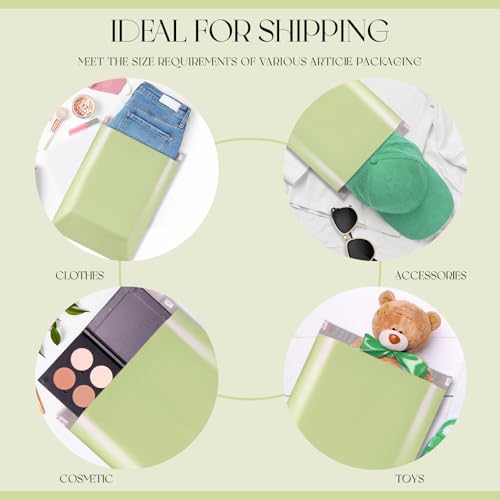 Image of Metronic Poly Mailers 10X13 100PC, Sturdy Shipping Bags for Small Business, Waterproof Mailers Poly Bags, Strong Adhesive Shipping Envelopes for Clothing, Efficient Mailing Envelopes in Avocado Green