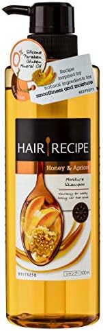 Amazon ヘアレシピ シャンプー ハニーアプリコット エンリッチモイスチャーレシピ ポンプ 530ml ヘアレシピ ビューティー 通販