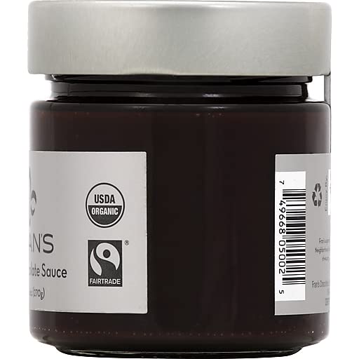 Miniatura 5 de Fran's - Juego de tarro de salsa de chocolate negro de 9.6 onzas con cuchara de degustación, juego de regalo de postre gourmet por Gifts from the