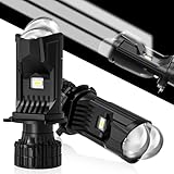 Triple Light Beams LED H4/9003/HB2 Headlight with Projector Assemblies Super Bright H4 LED with Sharp Cut-Off Line
