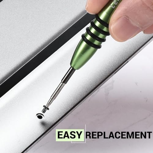 Image of LeFix 12PCS M2x3 Torx T5 Screws + 1 Screwdriver Compatible with Dell XPS 13 9343 9350 9360 |XPS 15 9550 9560 9570|Precision M5510 5520 5530 5540,for Razer Blade,HP Envy 13|for Beat Studio 2 3(Silver)