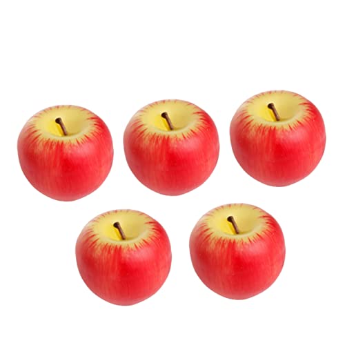 Didiseaon Delicate Artificial Candles 5pcs Simulation Fruit Candles for Wedding and Christmas Decorations
