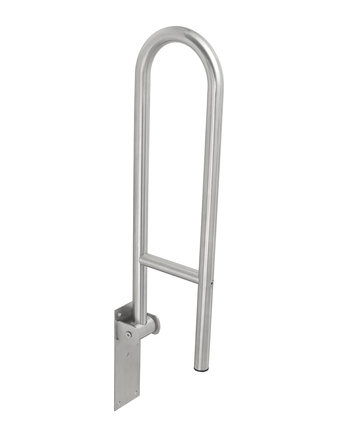 Maniglione bagno disabili, barra ausilio pieghevole, acciaio inox 304, 70cm, Diametro Ø 32mm, THIRARD