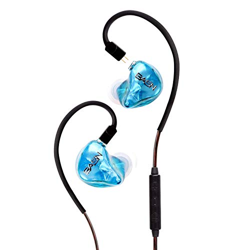 BASN Tempos in Ear Monitor Headphones with Detachable 2 Pin Cable Universal Fit