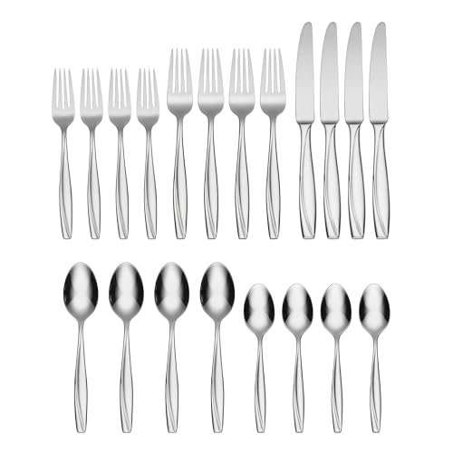 Oneida Camlynn Mirror 20 Piece Everyday Flatware Set, Service for 4 Oneida Camlynn Mirror 20 Piece Everyday Flatware Set, Service for 4