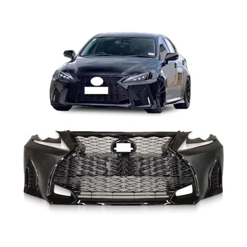 Castblock Front Bumper Kit Replacement For 2006-2012 Lexus IS 250 350 To 2021+ Style Conversion Sedan Coupe