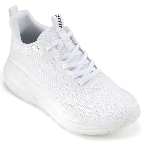 Image of ZOVE Womens Walking Shoes Cushioning Non-Slip Breathable Running Sneakers Tennis Comfortable Athletic Gym Workout Casual Shoes Lightweight Sports Cross Training Fashion Sneakers
