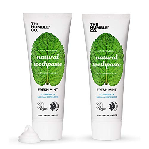 The Humble Co. Natural Fluoride Toothpaste (2 Pack) - Eco-Friendly, Vegan for Your