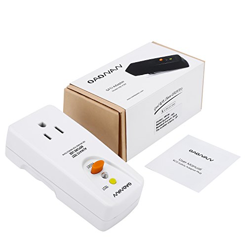 Oaonan Gfci Adapter 15 Amp 3 Prongs Grounded, Waterproof, Gfci Plug Portable With One Outlet And Male Plug-In Ground Fault Circuit Interrupter To Protect Electric Safety #TOP5