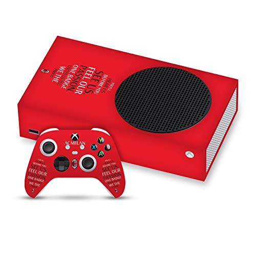Xbox Series S autocollant AC Milan vinyle pour masquer les rayures