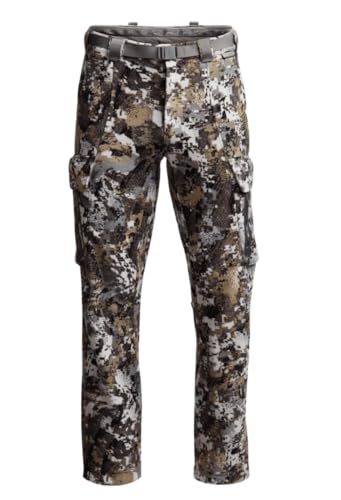 SITKA Gear Stratus Pant – 100% Windproof, Silent, & Insulated with Gore-TEX Windstopper® for Cold Weather Whitetail Hunting - Large Multi