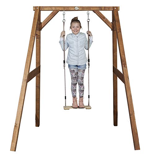 Kinderschaukel Einzelschaukel für Kinder Holzschaukel Gartenschaukel - (3095)