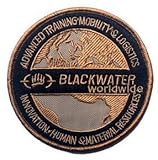 Blackwater Tactical Embroidery Patch Hook & Loop Morale Patch Military Patch for Clothing Accessory...