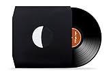12“ Schallplatten Innenhülle (LP) aus 110gr. schwarz durchgefärbtem Papier