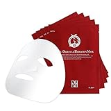 Anti-oxidant & Hydration Facial Sheet Masks - Hydrate, moisturize & rejuvenate your skin at home / during travel. Box of 5 individually wrapped & disposable facial treatment for all skin types