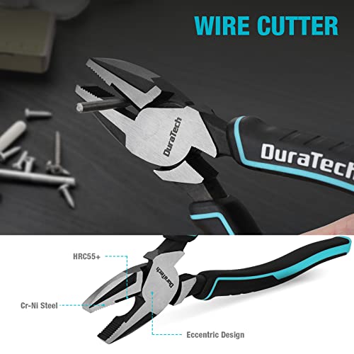 DURATECH 5-Piece Cr-Ni Pliers Set, Hand Tool Set with Storage Rolling Pouch by DURATECH - Used condition - Image 6
