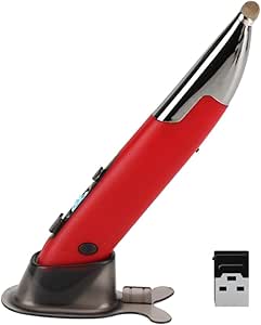 بيبيبسكي قلم ماوس 2.4 جيجا من ويليس مع 4 مفاتيح عمودي على شكل قلم ...