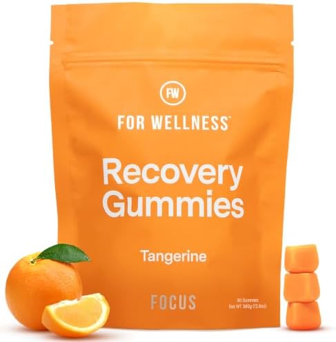 For Wellness Recovery Gummies | Tangerine Eye & Brain Support Sup...
