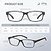 XVXV 2 Pairs +2.5 Reading Glasses,Blue Light Blocking Readers for Men Women,Anti Eyestrain/UV Lightweight Spring Hinges Eyeglasses