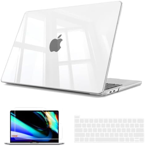 B BELK for MacBook Pro 16 inch Case 2020 2019 Release A2141, Crystal Clear