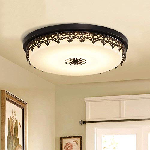Plafonnier moderne LED circulaire 50cm avec éclairage blanc pur 18W haute efficacité