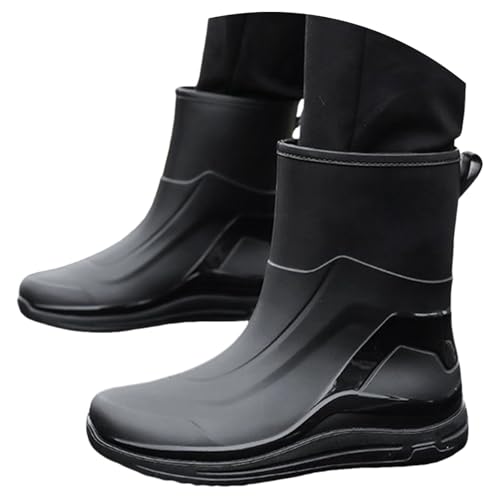 Botas Wellington para mujer impermeables y con forro polar para días fríos 4
