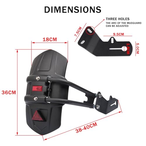 Garde-Boue Arrière CB400X CBF600S Finition Moto Premium - 2