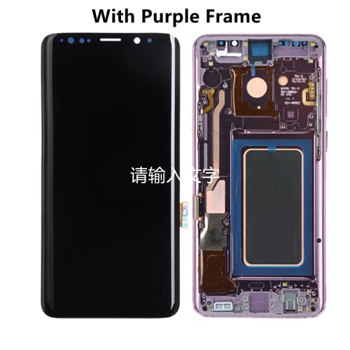 Original Super AMOLED S9 Plus LCD com moldura para Samsung Galaxy S9 Plus G965 G965F Tela sensível a