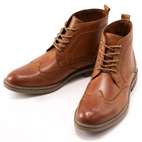 ArcBrothers YellowBrown Brogue Boot