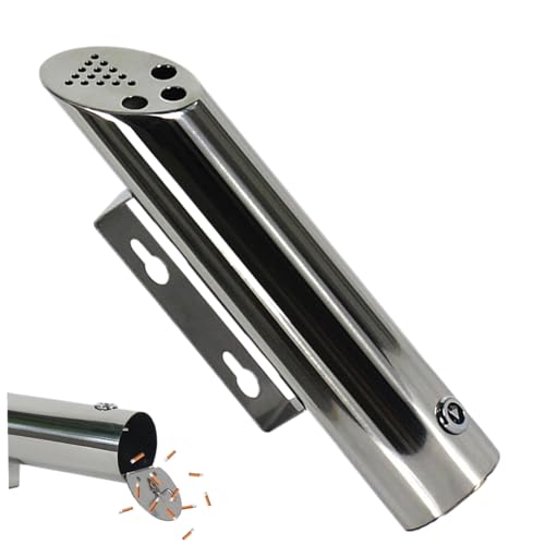 Cendrier mural en acier inoxydable, cendrier extérieur étanche pour hall d'hôtel KTV/ 2, 4x11, 8 pouces