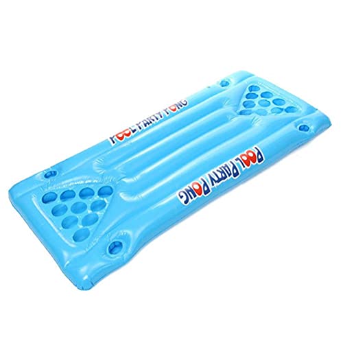 Brteyes Inflatable Pool Party Floating Raft, Multifunctional Beer Pong Air Mattress Inflatable Beer Pong Table for Beach Swimming Pool Camping by Brteyes - Image 8