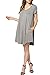 Women's ULTRA SOFT BAMBOO V-Neck Swing Dress w/Pockets (XS-XL), Made in USA