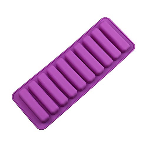 Silicone finger shape rectangle ice mold - multicolor