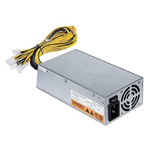 1800w Mining Power Supply 8 GPU 1800W Modular PSU for Bitcoin Ethereum Miner 110V (100~264v) AC to DC Full 150A PSU GPU BTC ETH Graphics Video Card 2U