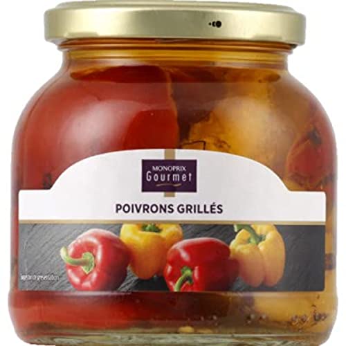 Monoprix Gourmet Poivrons grillés - Le bocal de 170g net égoutté