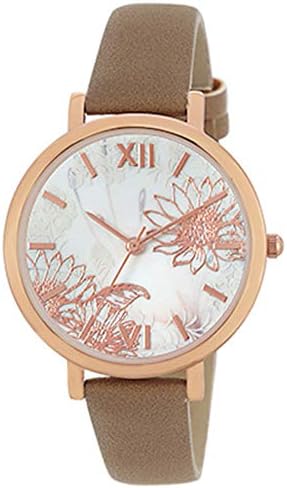 Amazon ジェイアクシス J Axis 腕時計 ファッションウォッチ フラワーモチーフ モカ Hl237 Mo レディース腕時計 腕時計 通販