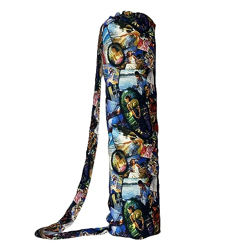 Handmade Yoga Mat Bag, Handmade Yoga Mat Holder, Handmade Yoga Mat Carrier, Yoga Gifts, Yoga Accesories | Art Of Miss