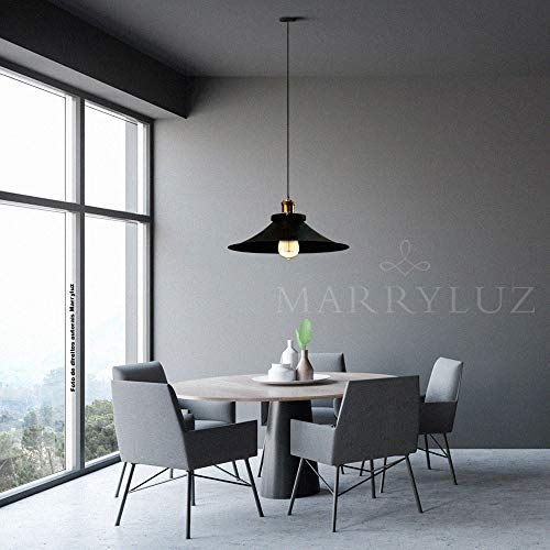 Kit 3 Pendentes Industrial 38 Cm Vintage Retro Nordic Loft